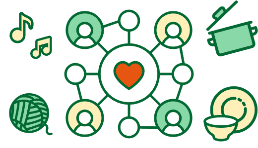 市民サークル、サロン