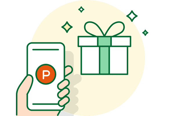 景品交換イラスト